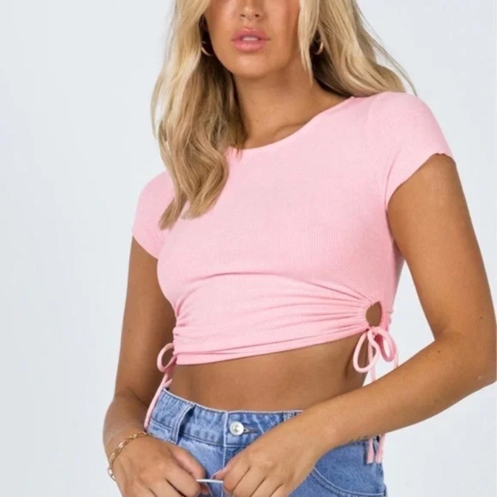 Princess Polly Addison Tie Top. Size 4